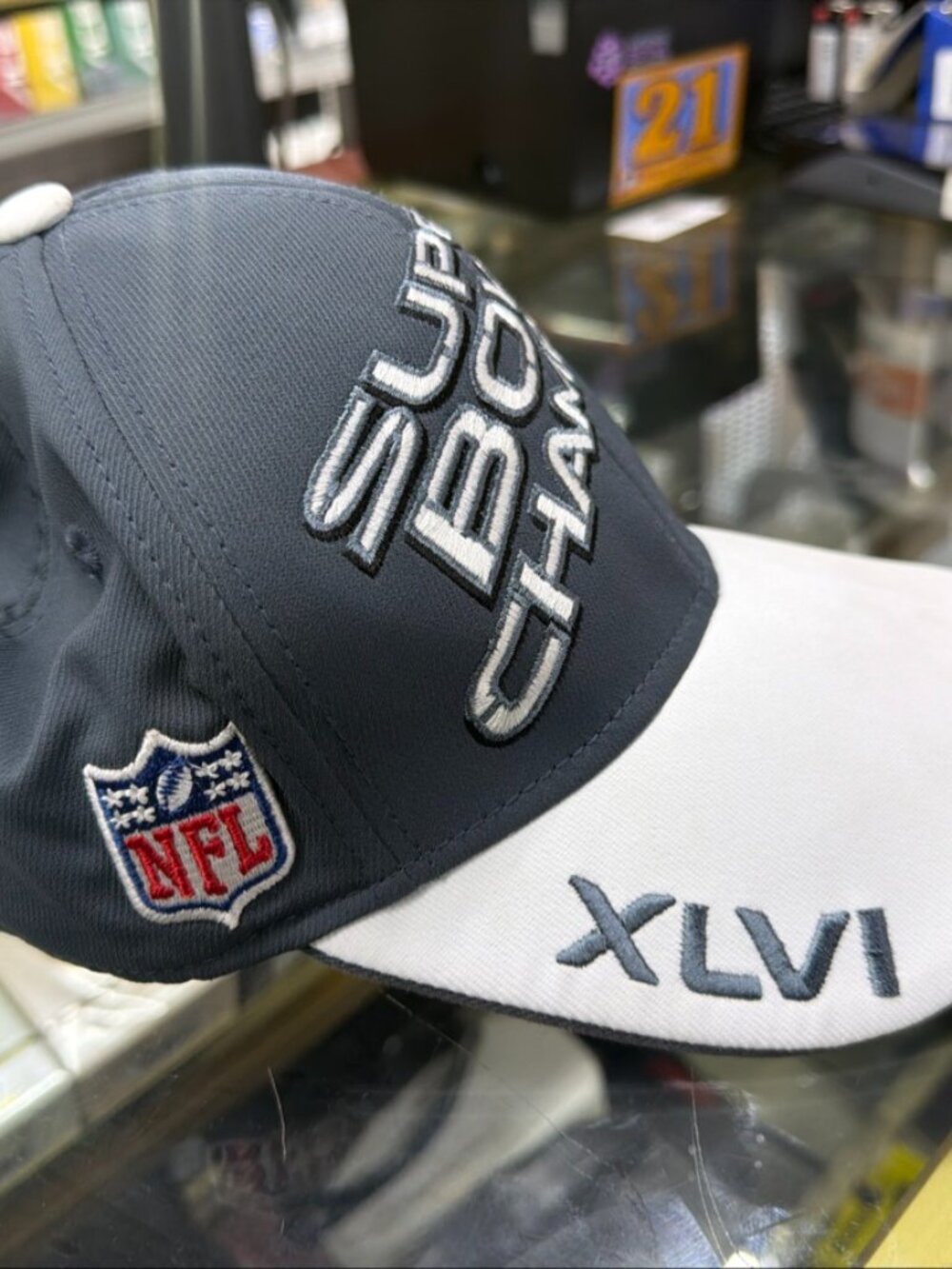 Super Bowl XLVI Champions Cap New